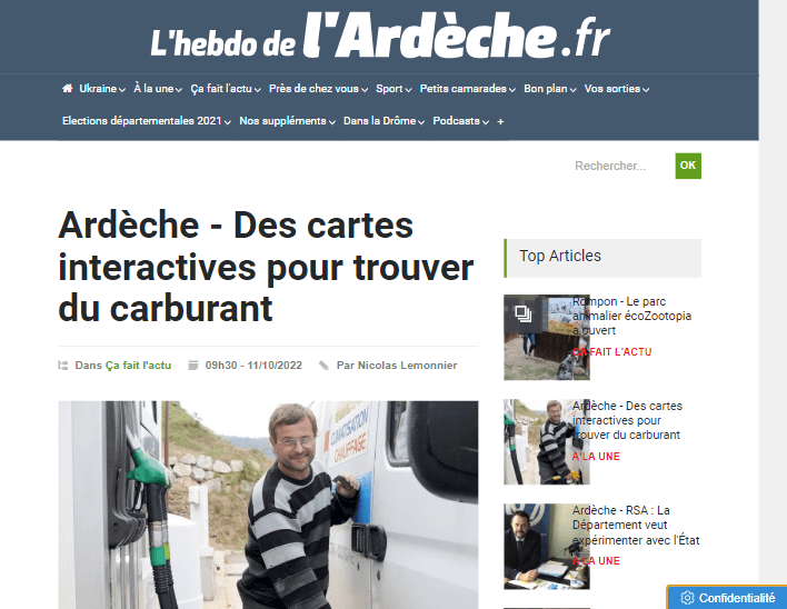 article L'Hebdo de l'Ardèche
